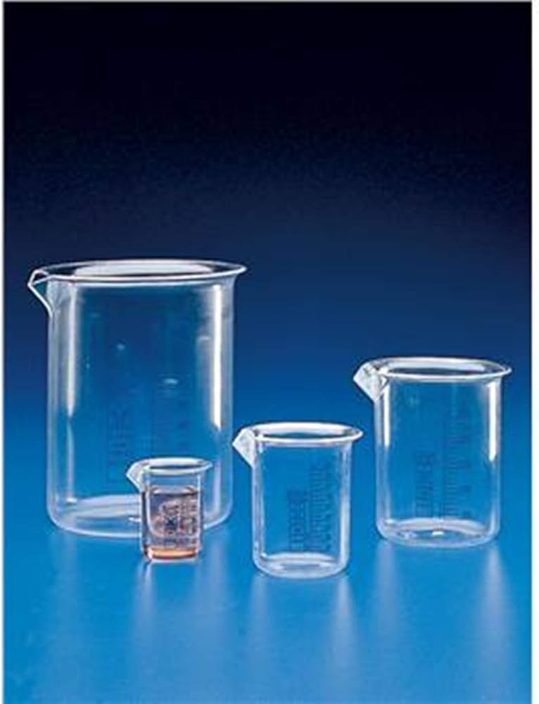 Beaker, PMP (TPX), Printed Graduations, 100mL, 12/cs