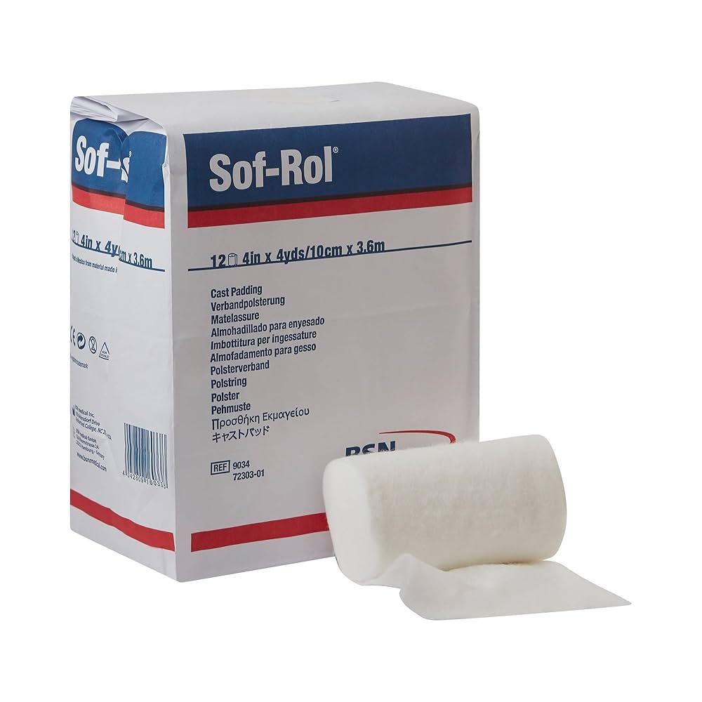 Cast Padding, 4" x 4yd, Rayon, Non-Sterile, 72 rl/cs (Continental US Only)