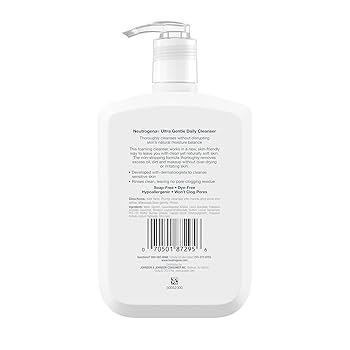 Ultra Gentle Daily Foaming Cleanser, 12 fl oz, 3/bx, 4 bx/cs (Continental US+HI Only) (Pricing Subject to Change without Prior Notification)