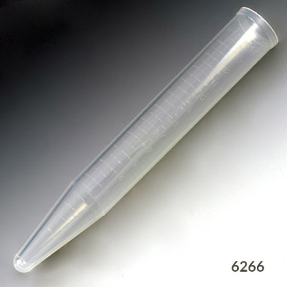 Centrifuge Tube, 12 mL, PP, Conical Bottom, 500/bg, 4 bg/cs