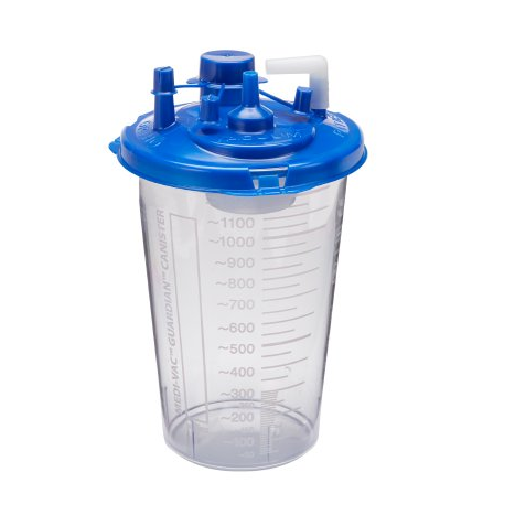 Suction Canister, Large Volume Collection, 4/cs (Continental US Only)