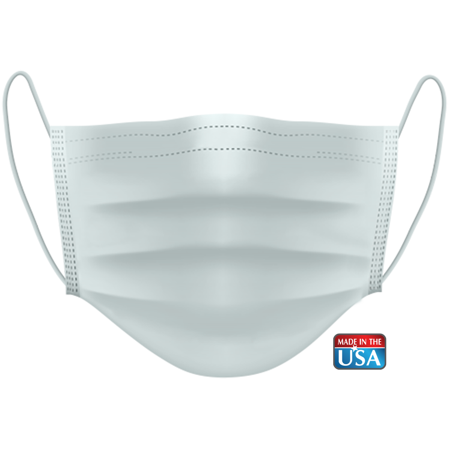 Face Mask ASTM Level 1, 50/bx, 6 bx/cs