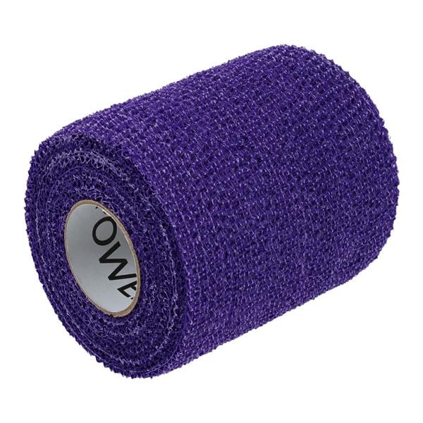 Self-Adherent Wrap, 3" x 6 yds, Purple, Latex, 16 rl/cs