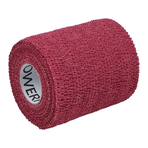 Self-Adherent Wrap, 3" x 6 yds, Maroon, Latex, 16 rl/cs