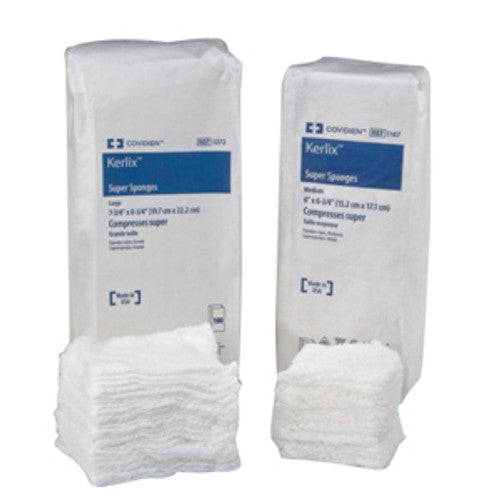 Kerlix Super Sponge, Large, 7_" x 8_", Bulk, 400/cs (Continental US Only)