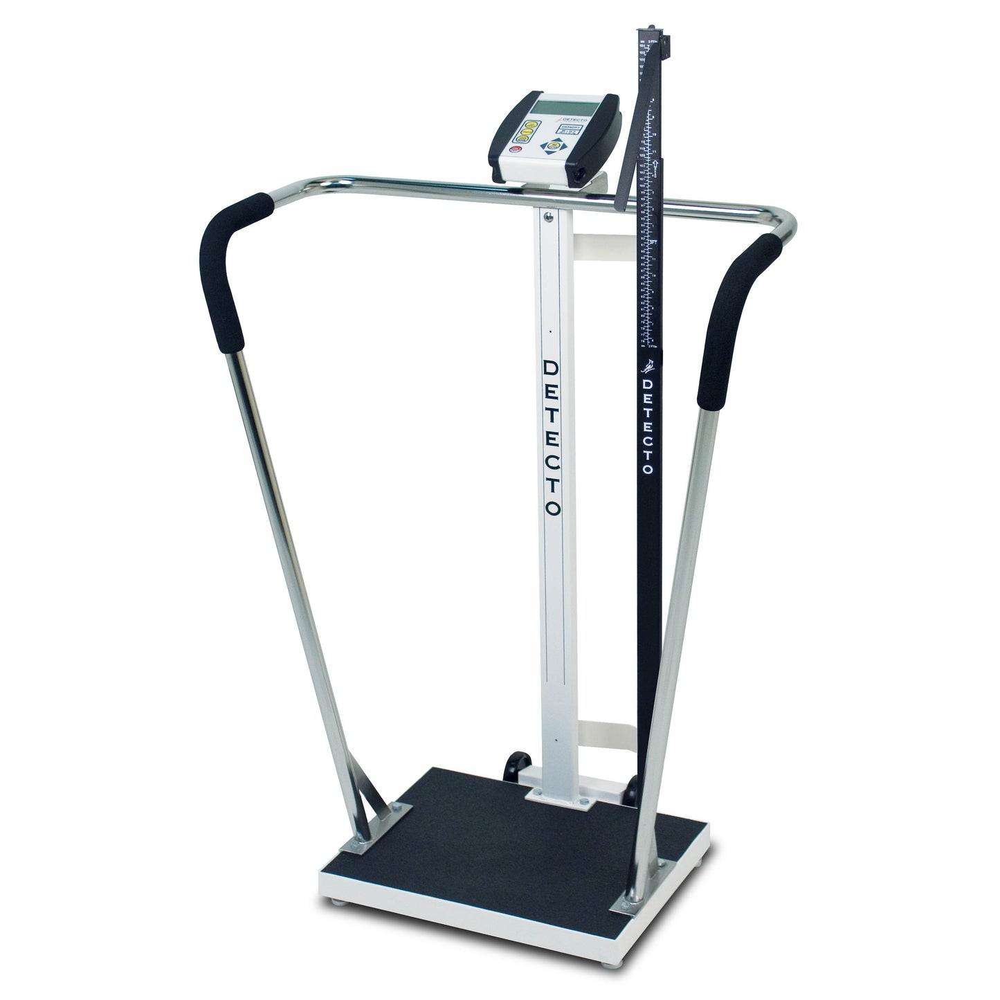 Waist-High Bariatric Stand-On Handrail Scale, w/ Bluetooth & Wifi (DROP SHIP ONLY)