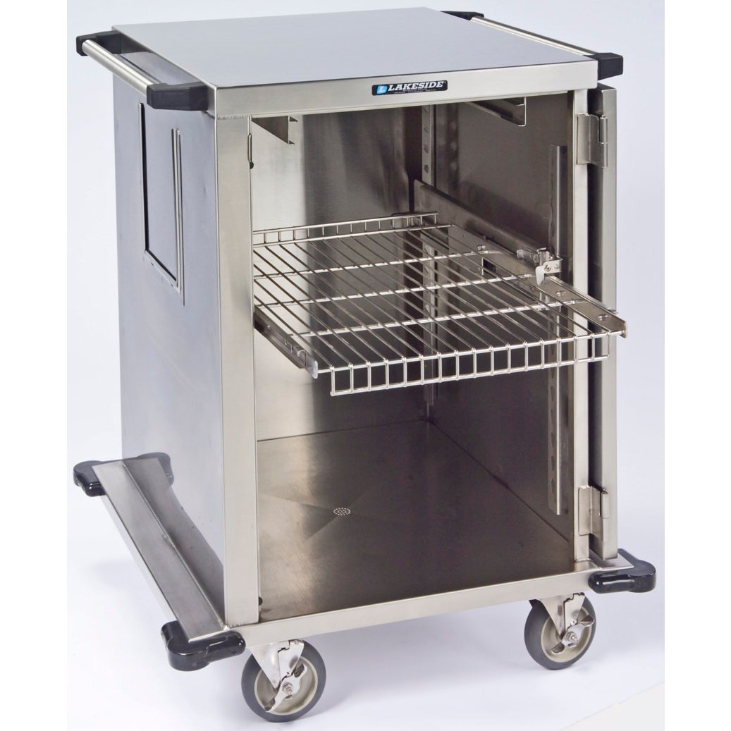 Case Cart, Two Push Handles, 2 Doors, 36"W x 29"D x 39"H, Actual Shelf Width is 36"