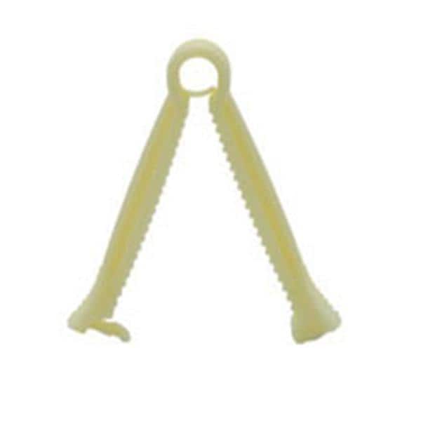 Umbilical Cord Clamp, Yellow, Double-Grip, Non-Sterile, 250/bx (US Only) (Not Available For Sale into Canada)