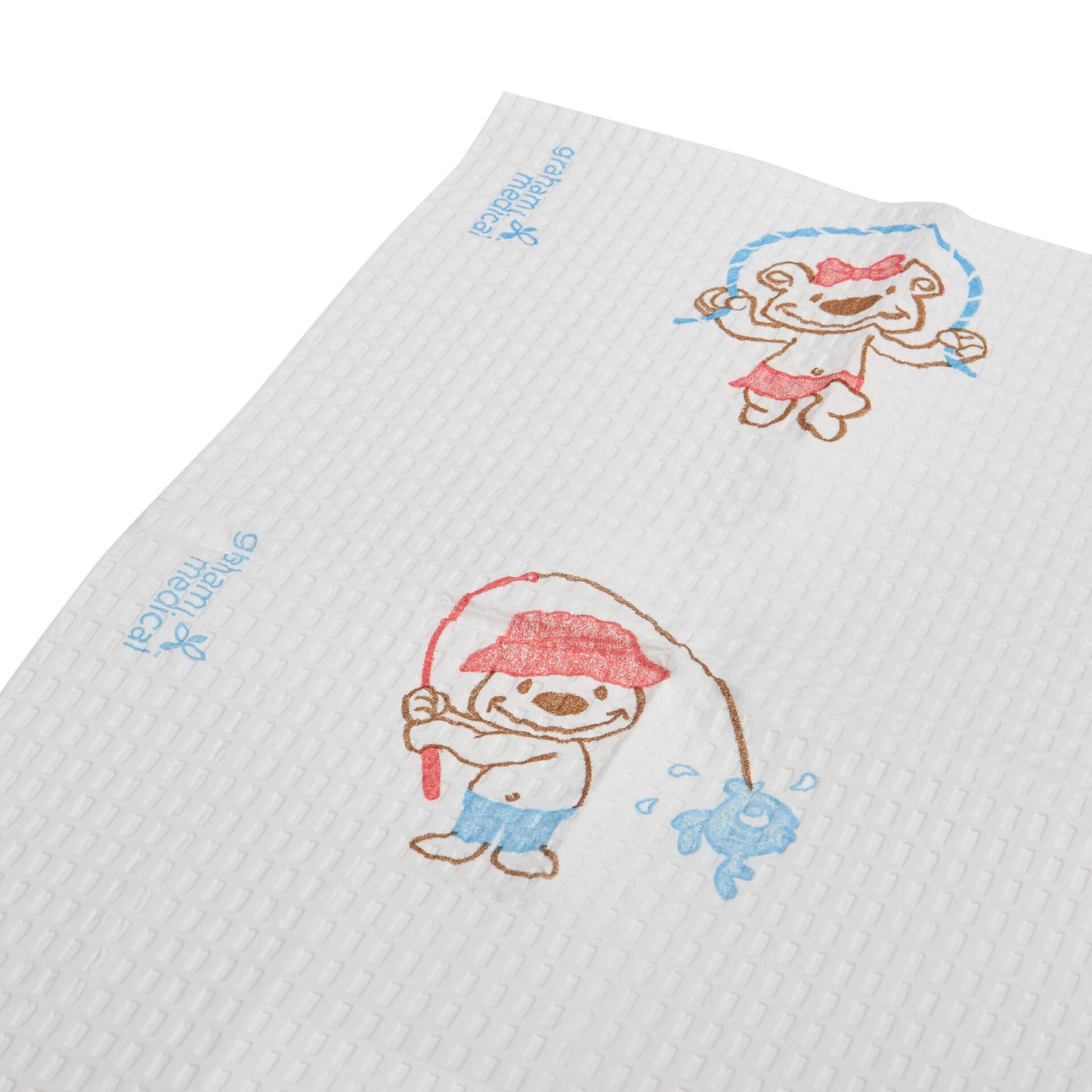 Towel, Activity Bear, 13_" x 18", 2-Ply, 500/cs (196) (Part Number is having a ROLLING TRANSITION from a 3 digit to a 7 digit number - You may receive either part number until transition is completed)
