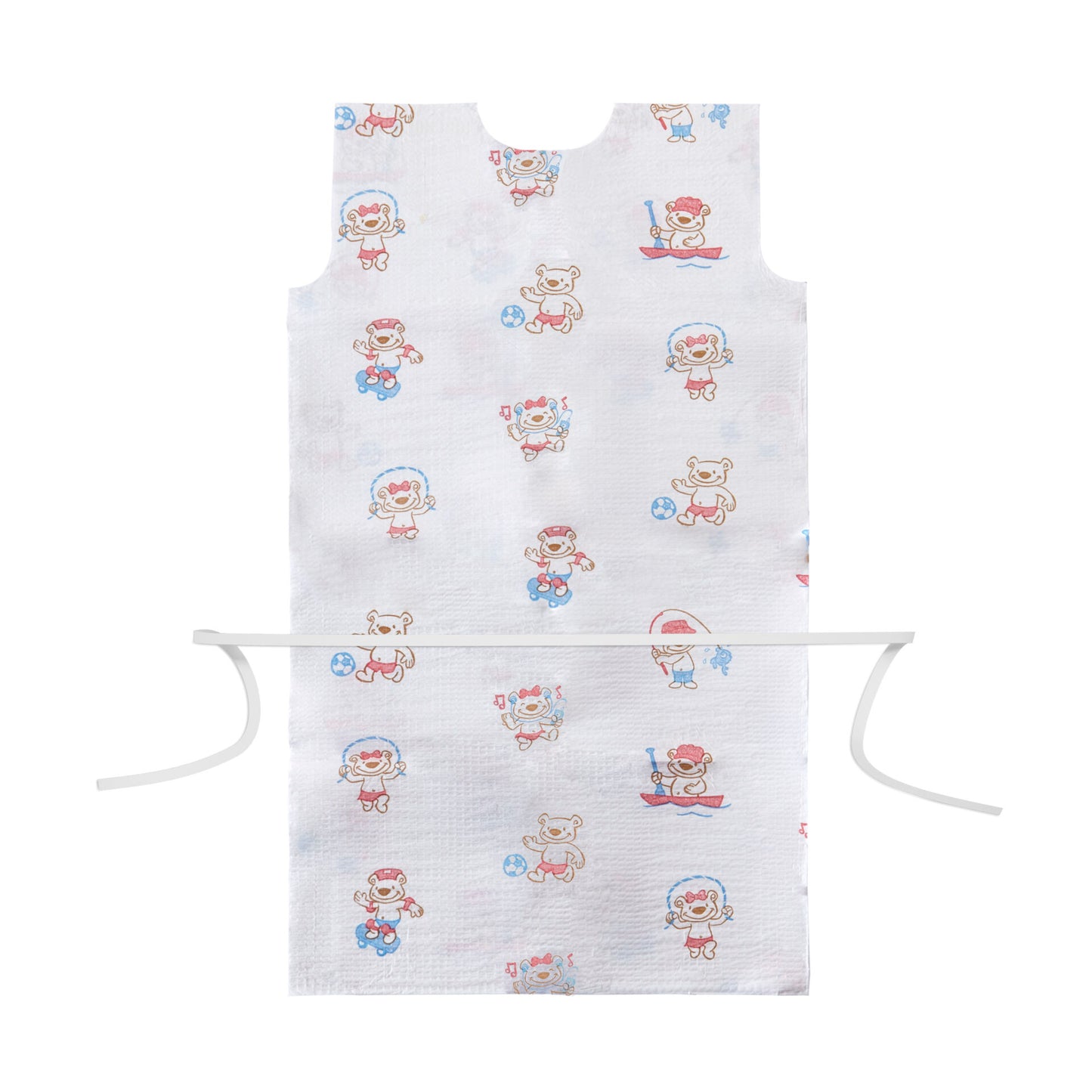Pediatric Exam Gown, TPT, 20" x 36", Activity Bears Print, 50/cs (176 cs/plt) (283) (Part Number is having a ROLLING TRANSITION from a 3 digit to a 7 digit number - You may receive either part number until transition is completed)