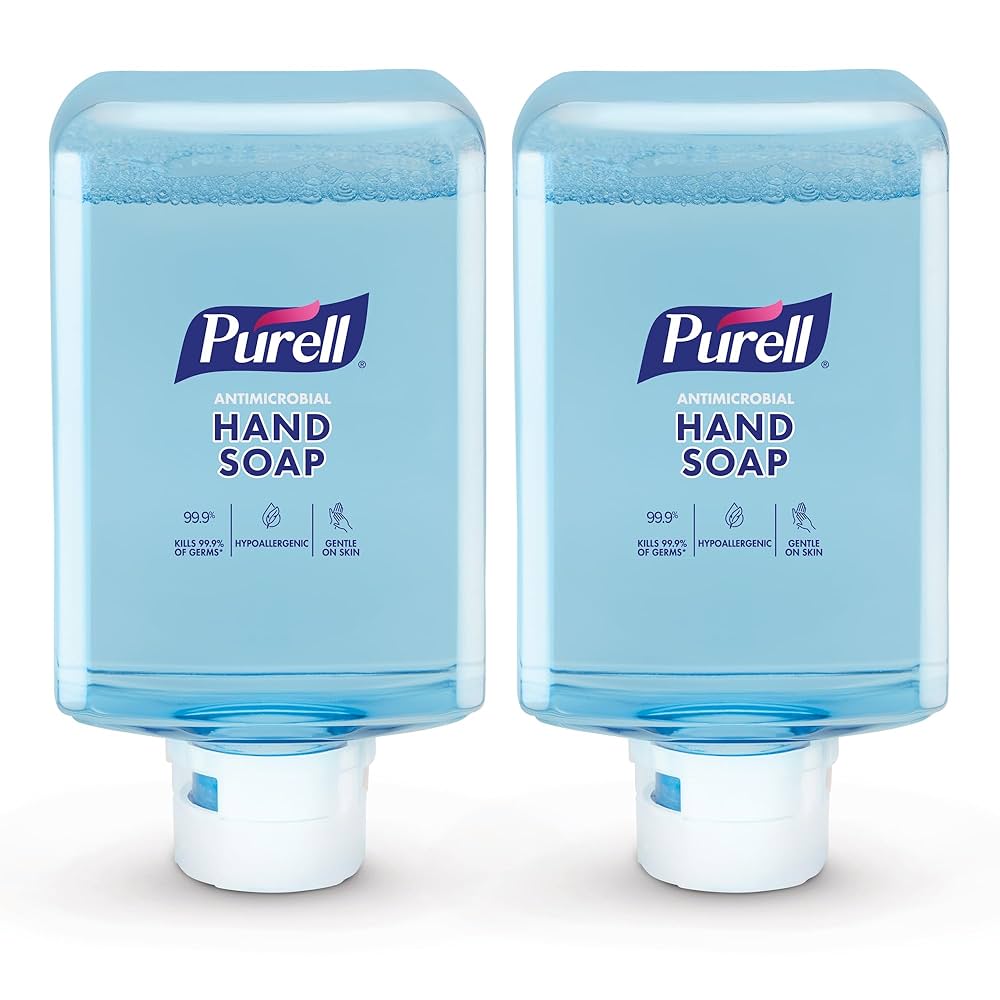 PURELL Antimicrobial Hand Soap, Foam, 1200 ml, 2/cs