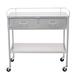 Crescent Work Table, 36"W x 34"H x 20"D, Shelf (DROP SHIP ONLY)
