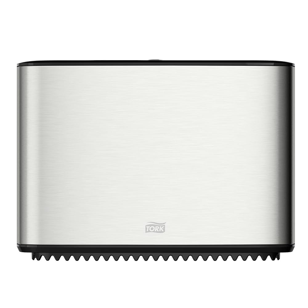 Bath Tissue Dispenser, Mini Jumbo, Universal, Stainless Steel, T2, Metal/Plastic, 10" x 14" x 5" (160 cs/plt)