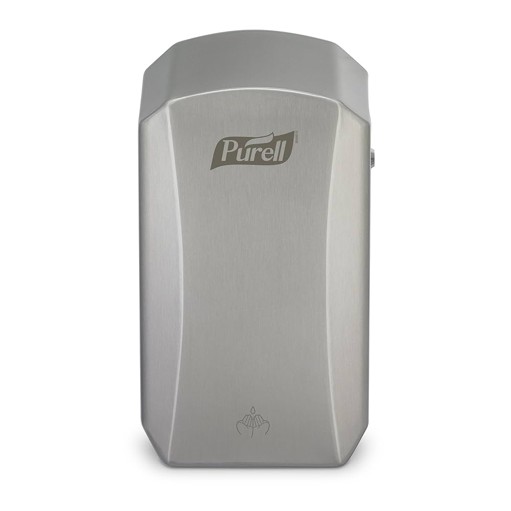 Dispenser, Brushed Stainless Steel, Touch free