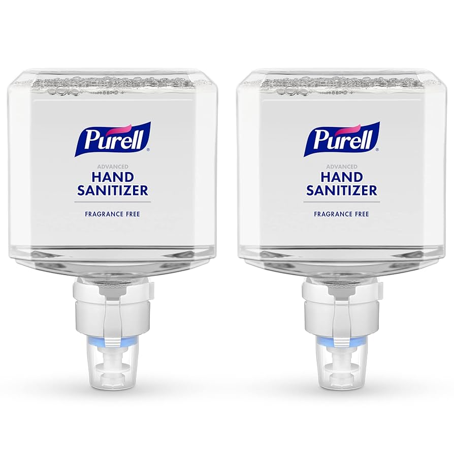 Hand Sanitizer, Gentle & Free Foam, ES8, Clear, 800mL, 2/cs