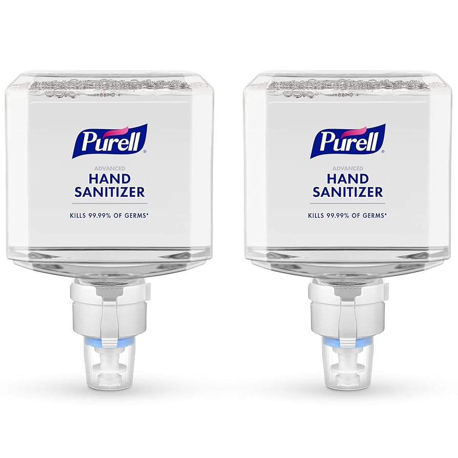 Healthcare Advanced Hand Sanitizer Foam, 1200 ml, Clear, 2/cs (240 cs/plt) (Item is considered HAZMAT and cannot ship via Air or to AK, GU, HI, MP, PR, VI)