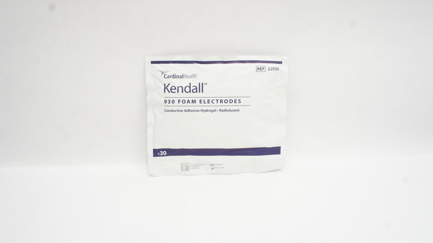 Foam Electrodes, Conductive Adhesive Hydrogel, Radiolucent, 30/pk, 20 pk/cs (Continental US Only)