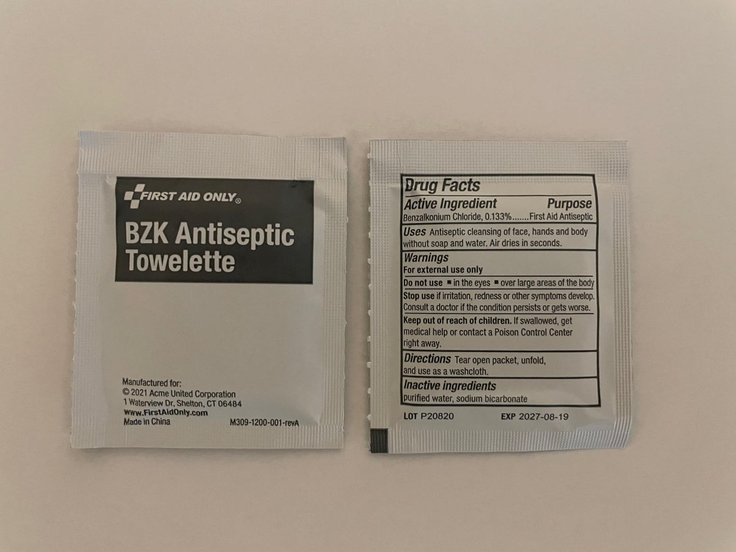 Refill for 10 unit Unitized First Aid Kits: 238-AN & 240-AN, 1ea (DROP SHIP ONLY - $150 Minimum Order)