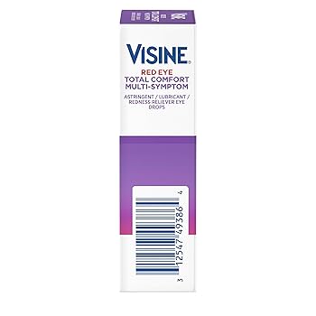 VISINE Redness Reliever Eye Drops, 0.5 fl oz, 12/pk, 3 pk/cs (Continental US+HI Only) (Pricing Subject to Change without Prior Notification)