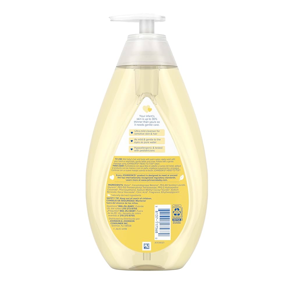 Baby Head-to-Toe Wash, 28 fl oz, 3/bx, 4 bx/cs (Continental US+HI Only) (Pricing Subject to Change without Prior Notification)