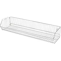 Modular Shelf Basket, 20"W x 48"L x 12"H, Chrome (DROP SHIP ONLY)