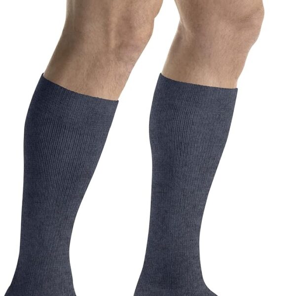 Compression Sock, Knee High, 20-30 mmHG, Closed Toe, Denim Blue, X-Large, Full Calf, 1/pr (Continental US Only)