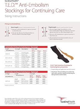 Knee-Length Anti-Embolism Stocking, X-Large, Regular Length, White, 12 pr/cs (Continental US Only)