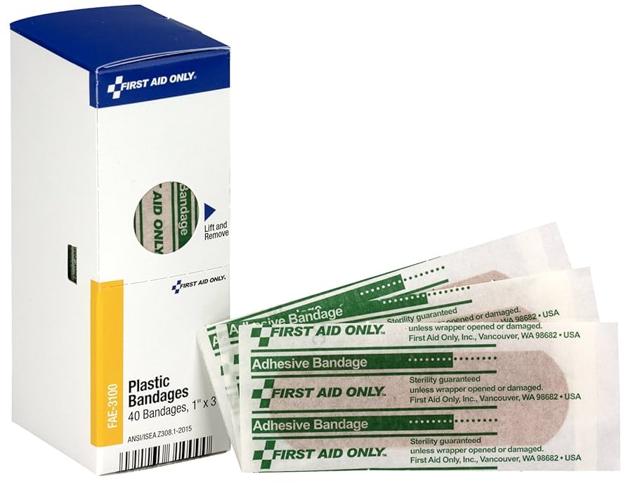 Assorted Fabric Bandages (25 Knuckle, 25 Fingertip) (DROP SHIP ONLY - $150 Minimum Order)