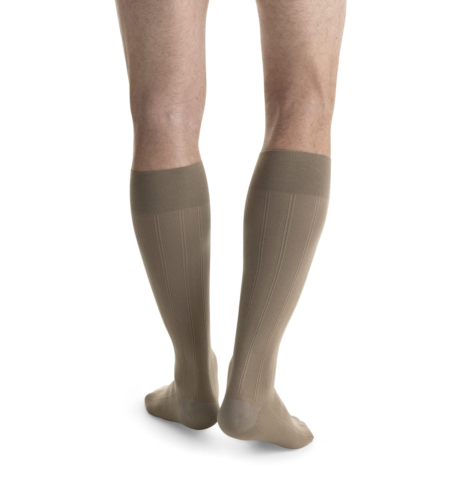 Sock, Knee High, 15-20 mmHG, Closed Toe, Khaki, Large (Continental US Only)