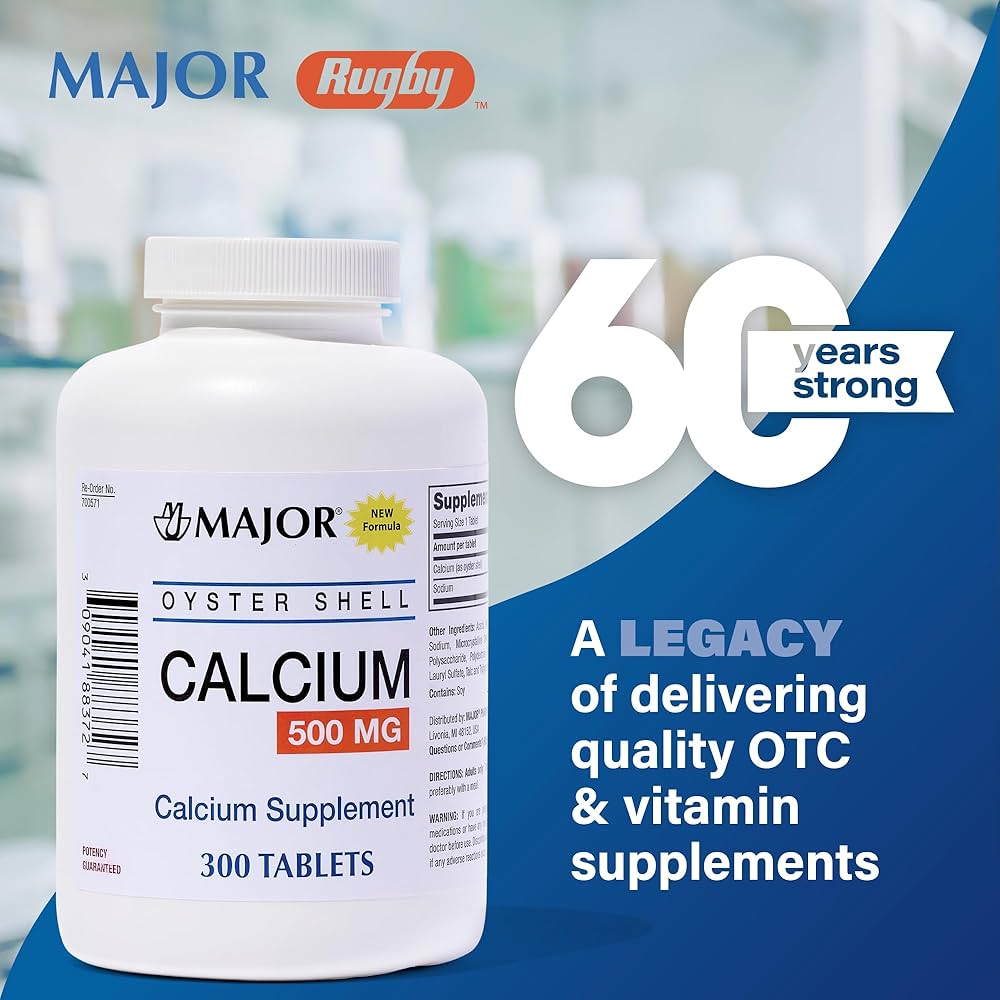 Oyster Shell Tablets, 500mg, 300s, Compare to Os-Cal, NDC# 00904-1883-72, 12/cs (US Only)