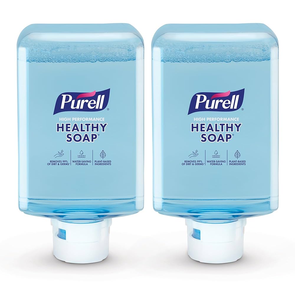 PURELL HEALTHY SOAP with CLEAN RELEASE Technology, Foam, 1200ml, 2/cs
