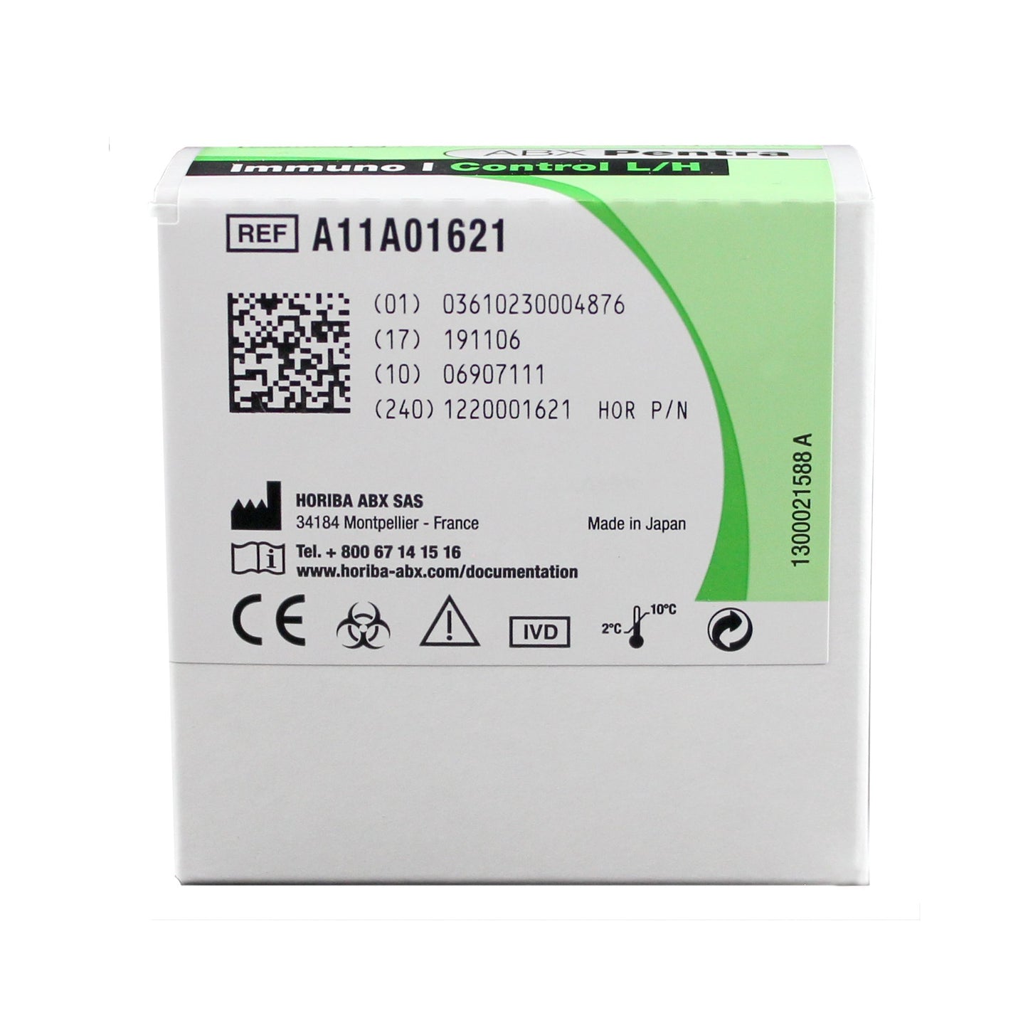 Immuno I Control Set, Low Level/High Level, 2x3 mL, 1kt/bx (DROP SHIP ONLY) (US Only) (Not Available For Sale into Canada) (Minimum Shelf Life 6 Months) (Non-Returnable) (Must be Refridgerated)