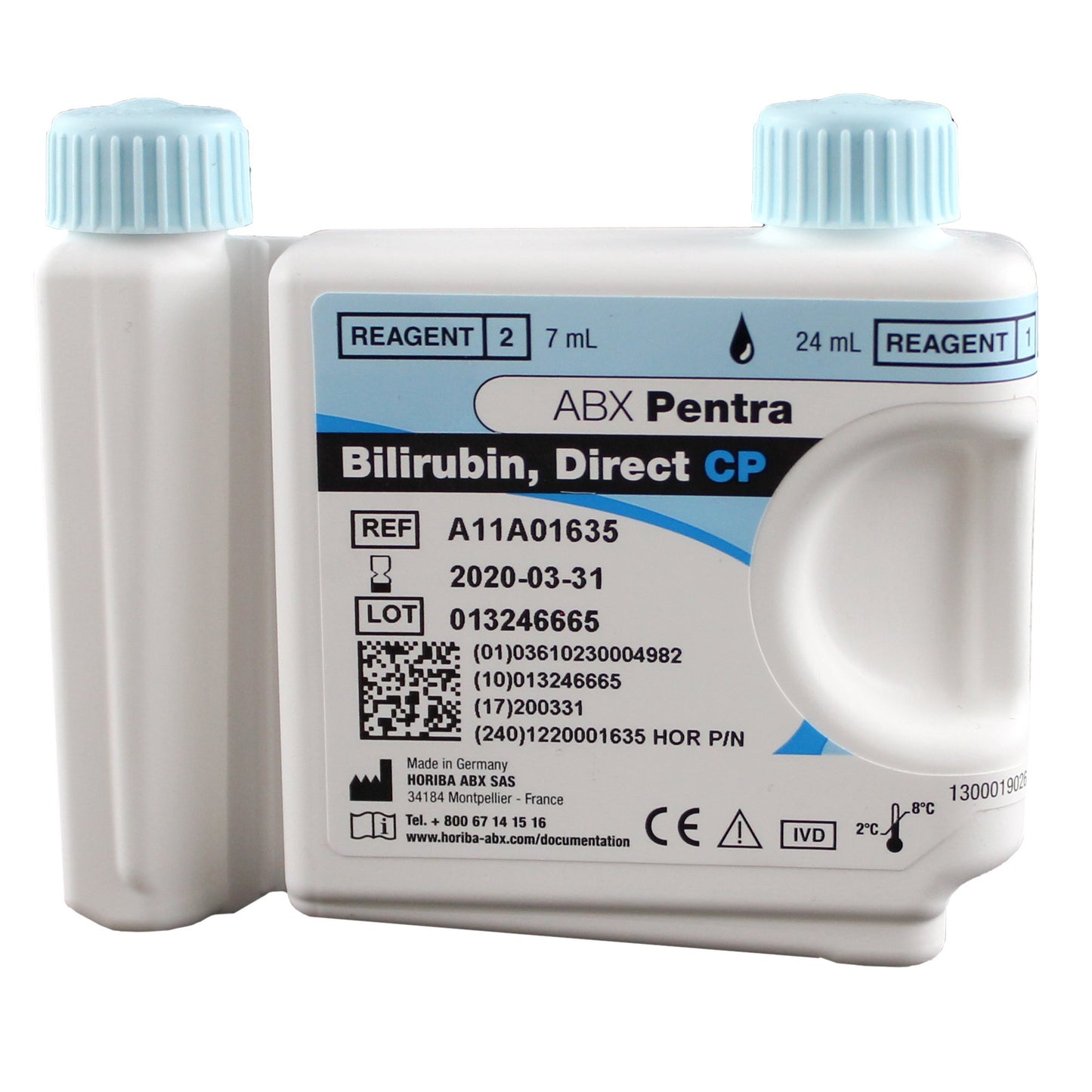 Reagent, General Chemistry, Direct Bilirubin CP, 100 tests, 1kt/bx (DROP SHIP ONLY) (US Only) (Not Available For Sale into Canada) (Minimum Shelf Life 6 Months) (Non-Returnable) (Must be Refridgerated)