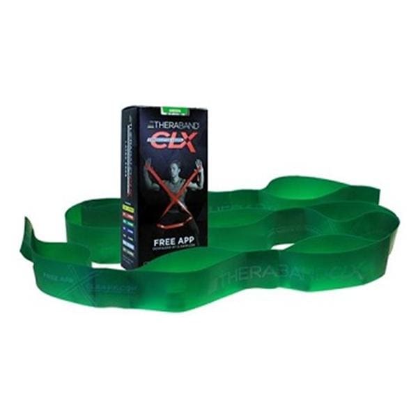 Resistance Band, Consecutive Loops, 5' Pre-cut Individual Bands, Green/Heavy, Latex-Free (LF), 12/cs (091303) (US Only) (Part Number Change COMING SOON)