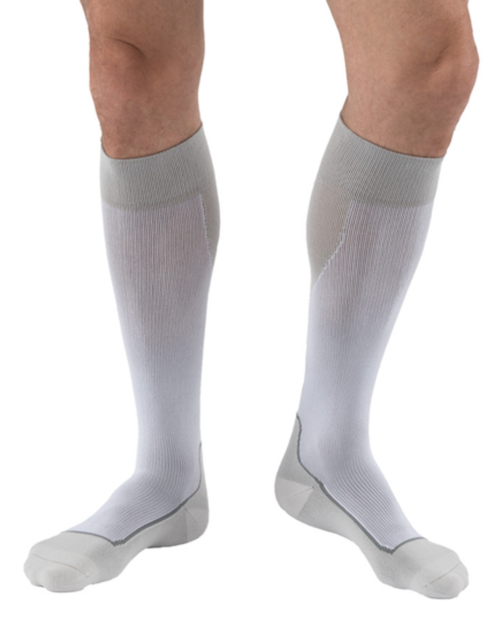 Compression Sock, Knee High, 15-20 mmHG, Closed Toe, Steel Grey, Small, 1/pr (Continental US Only)