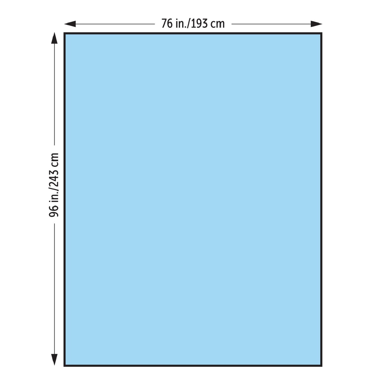X-Large Drape, 76" x 96", Non-Sterile, 32/cs (US Only)