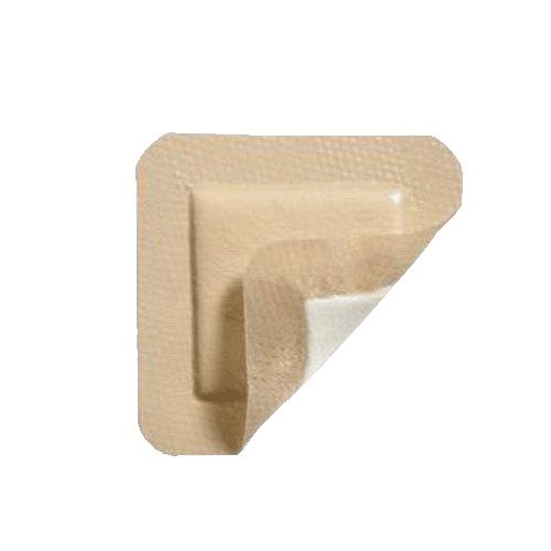 Foam Border AG Dressing, 8" x 8" (20cm x 20cm), 3/bx