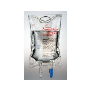 Gentamicin Sulfate, 0.9% Sodium Chloride Injection, 80 mg/ 100 ml, Viaflex Plastic Container, Liquid Premix, 24/cs (Rx) (Item is Non-Returnable) (Continental US Only, Excluding IN and ND) (Product Access Restricted. Check with your sales rep to verify eligibility)