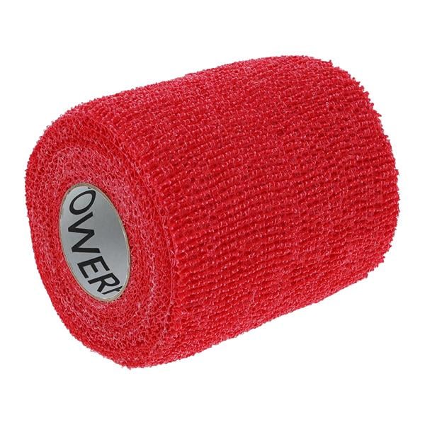 Self-Adherent Wrap, 3" x 6 yds, Red, Latex, 16 rl/cs