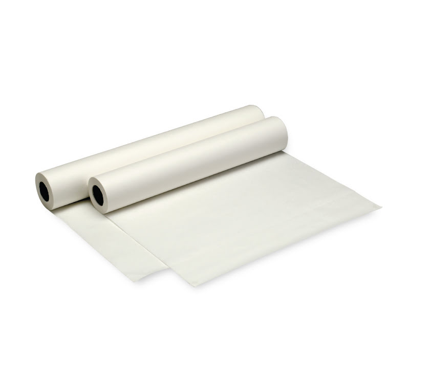 Standard Taper Paper, 18" x 225 ft, Smooth Finish, White, 12/cs
