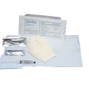 Foley Insertion Tray, PVI Swabs & 10cc Syringe, Peel-Top, 20/cs