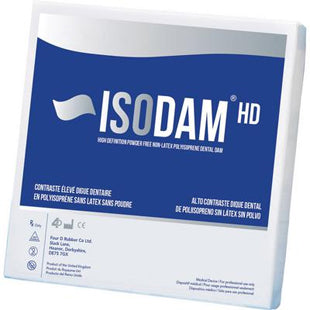Hygenic Latex Dental Dam, 6x 6 (15 cm x 15 cm), Green, Medium Gauge, 36pieces/bx