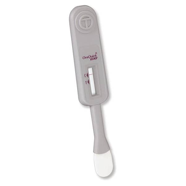 OraQuick HCV Rapid Test Kit, 20 minute Results, 100 Test Count Packaging Includes: (100) Divided Pouches Each Containing a Test Device, Absorbent Packet, Developer Solution Vial (each contains 0.75mL of a Buffered Saline Solution w/ an Antimicrobial Agent), (10) Reusable Test Stands, (100), Specimen Collection Loops, Package Inserted (US Only)