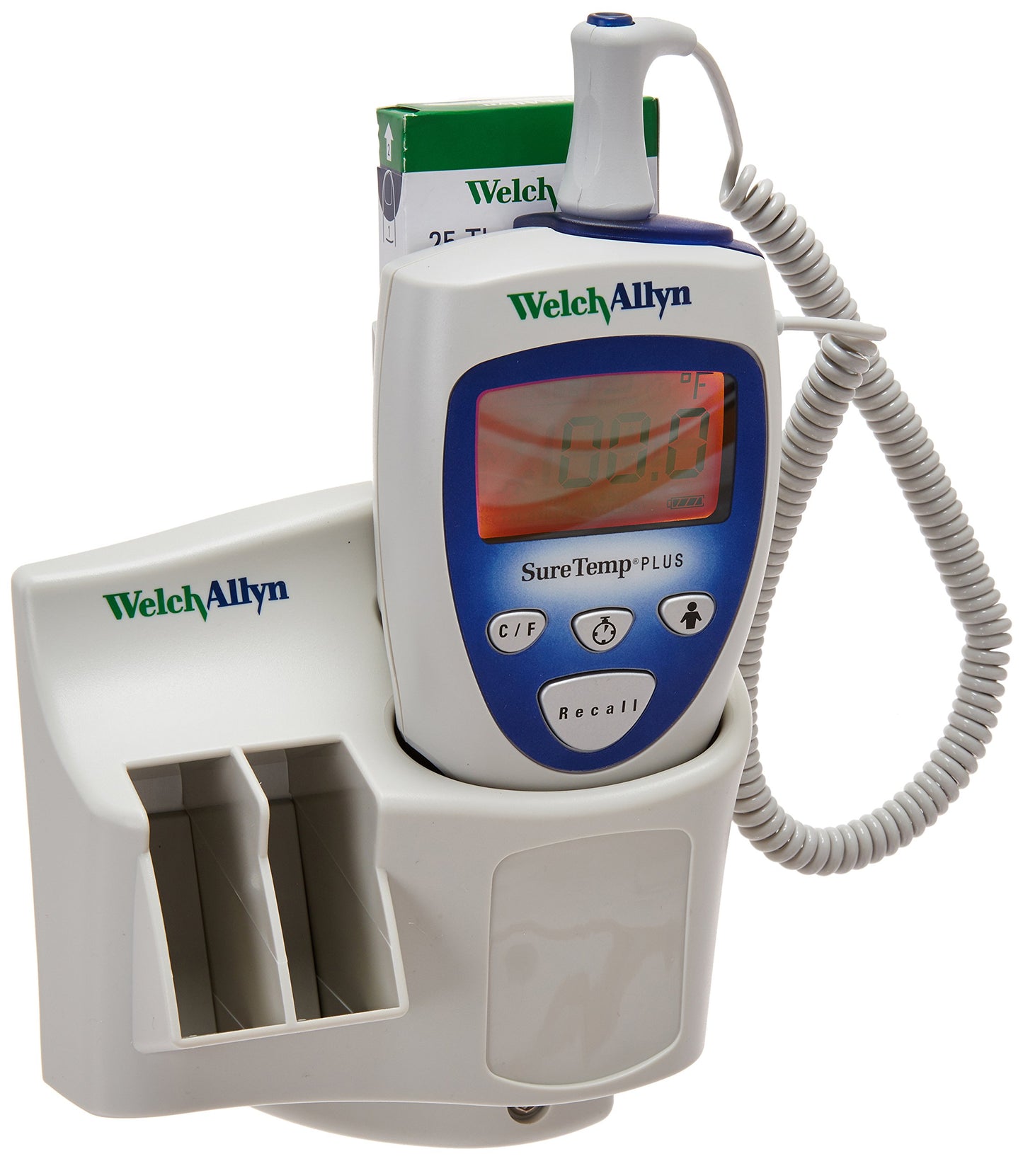 Model 692 Electronic Thermometer, Wall Mount, Security System, ID Location Field, Oral Probe, Oral Probe Well, 3-Year Limited Warranty (US Only)