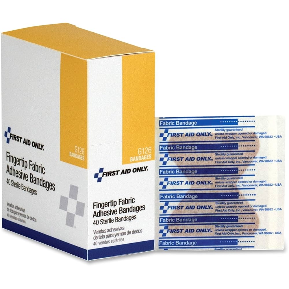 Fabric Fingertip Bandages, 40/bx (DROP SHIP ONLY - $150 Minimum Order)