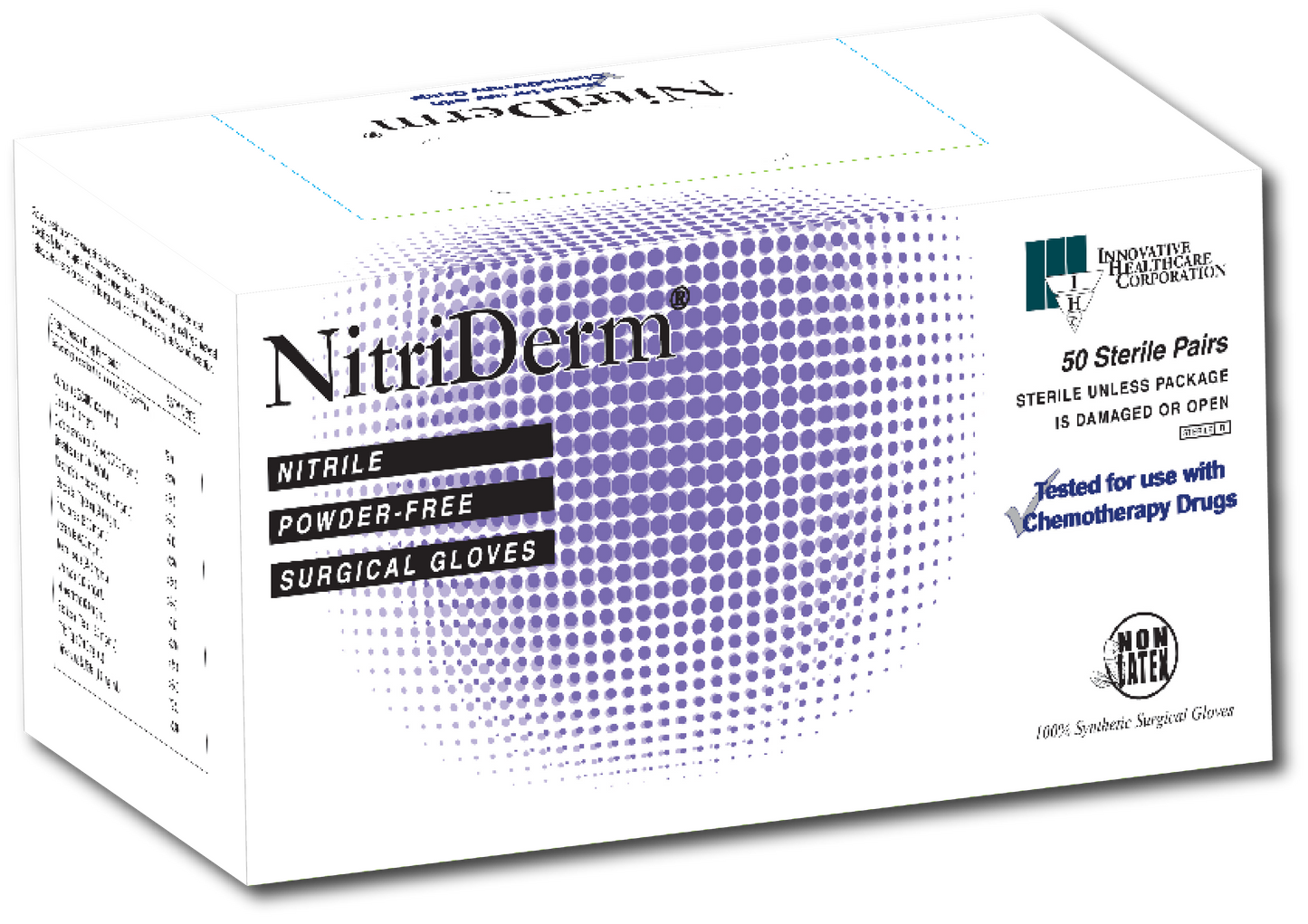 Gloves, Surgical, Size 7_, Nitrile, Sterile, PF, Textured, 50 pr/bx, 4 bx/cs (56 cs/plt)
