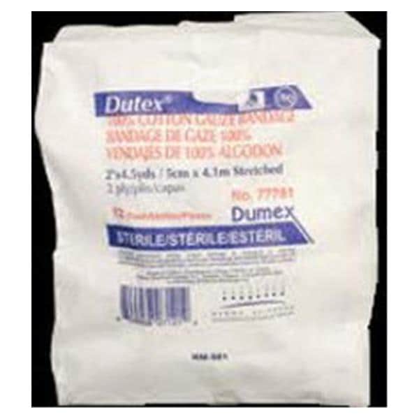 Conforming Bandage, Cotton, 2-Ply, 2" x 4.1 yds, Sterile, 12/slv, 8 slv/cs (96/cs)