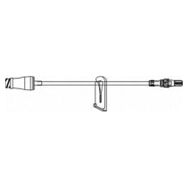 IV Extension Set, Clave, Needle-Free Port, Mini Bore, 8" Tubing, without Filter, 50/cs (US Only)