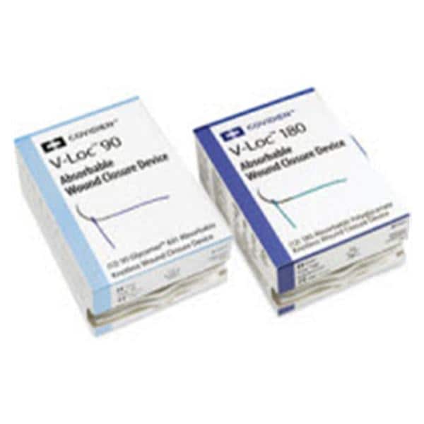 V-Loc 90 Suture, Premium Reverse Cutting, Size 2-0, 23", Undyed, Needle P-12, 1 dz/bx (Continental US Only)