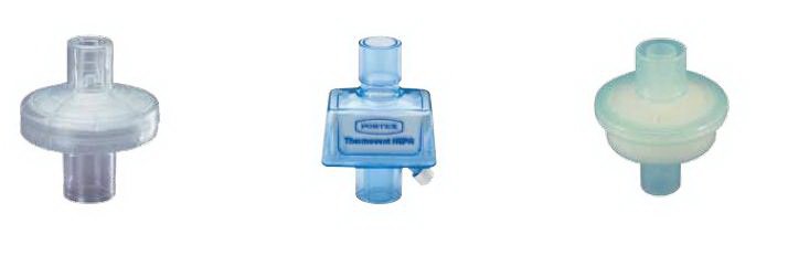 HEPA Filter for Heat & Moisture Exchanger, 200-1500ml, Straight, 50/cs (US Only)